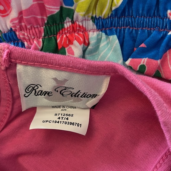 Rare Editions Girls Jersey Knit Toucan Dress - Picture 5 of 8